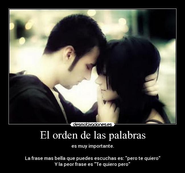 El orden de las palabras - 