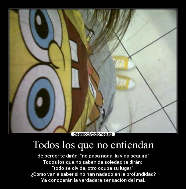 carteles bob esponja todos entender desmotivaciones