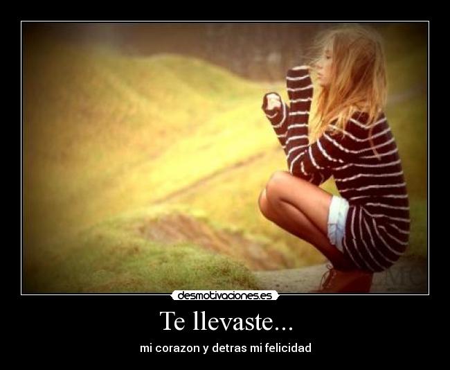 Te llevaste... - 