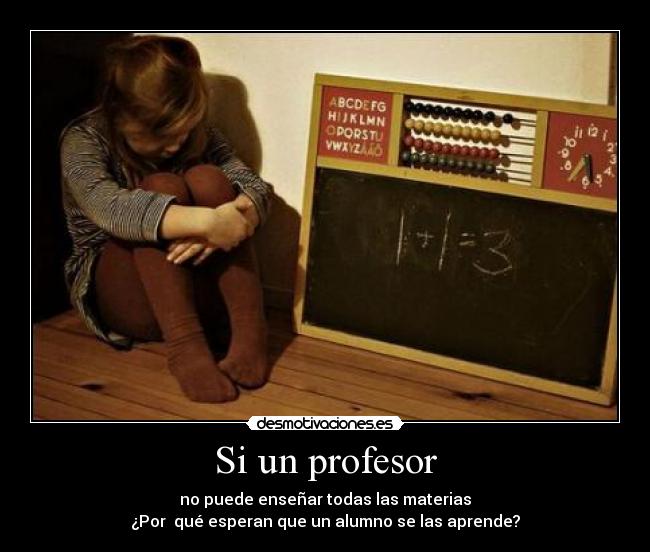Si un profesor - 