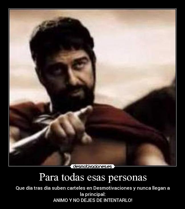 Para todas esas personas -