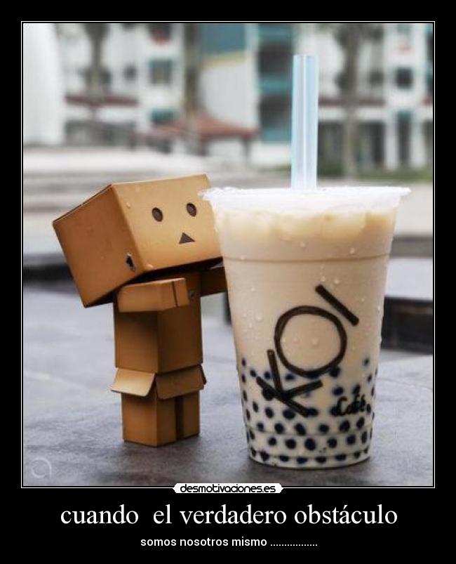 cuando  el verdadero obstáculo - 