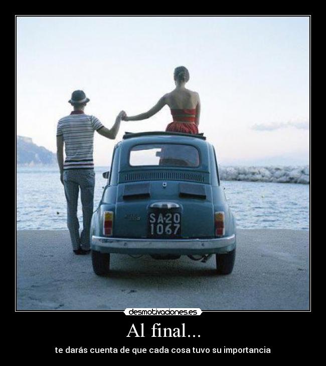 Al final... - 