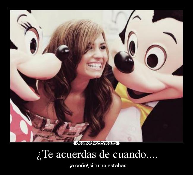 ¿Te acuerdas de cuando.... -