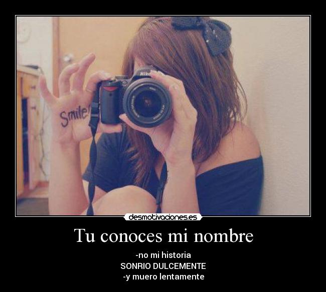 Tu conoces mi nombre -