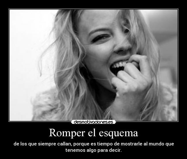Romper el esquema - 