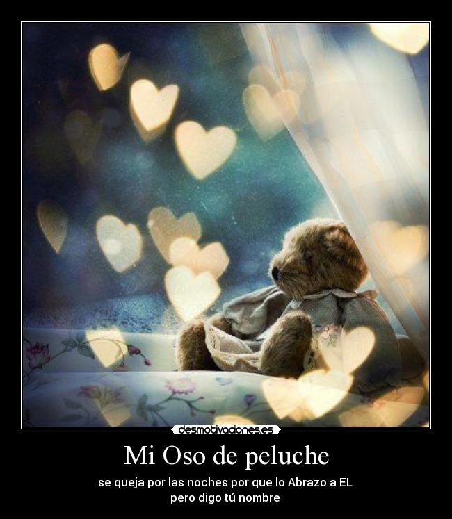 mi oso de peluche