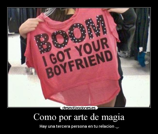 Como por arte de magia -