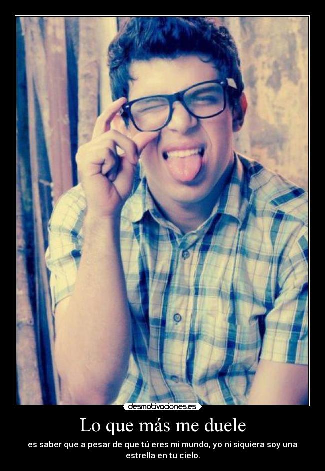 Lo que más me duele -