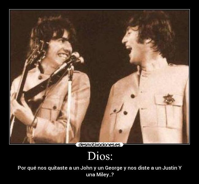 carteles dios beatlesadicta desmotivaciones