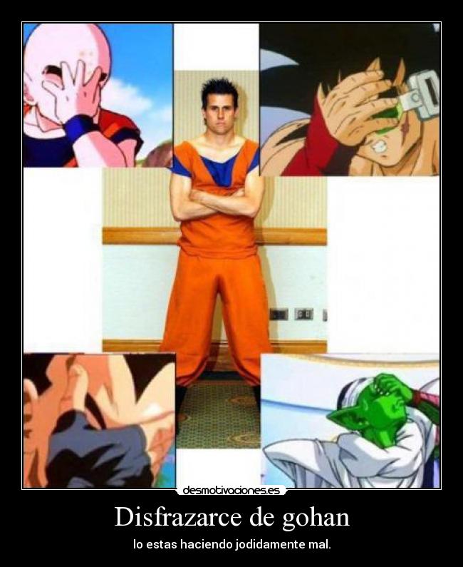 Disfrazarce de gohan -