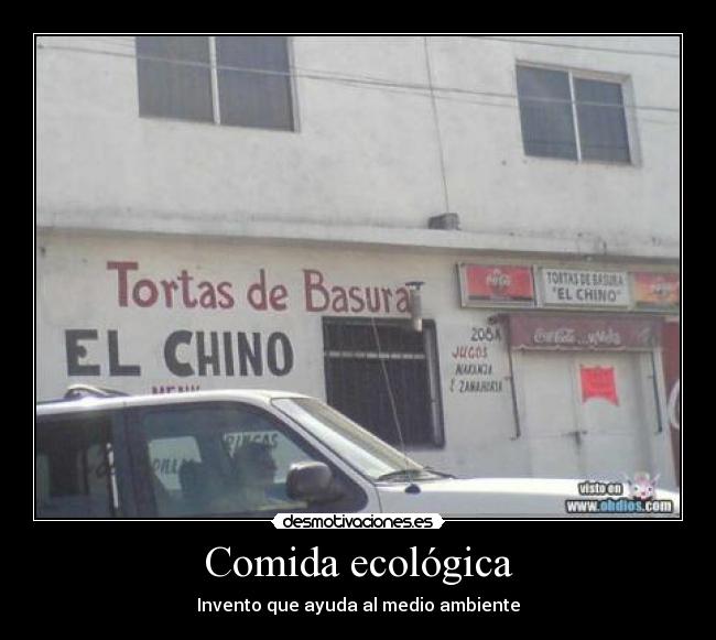carteles comida ecologica coida invento desmotivaciones