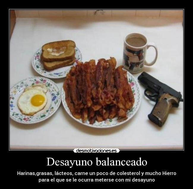 Desayuno balanceado -