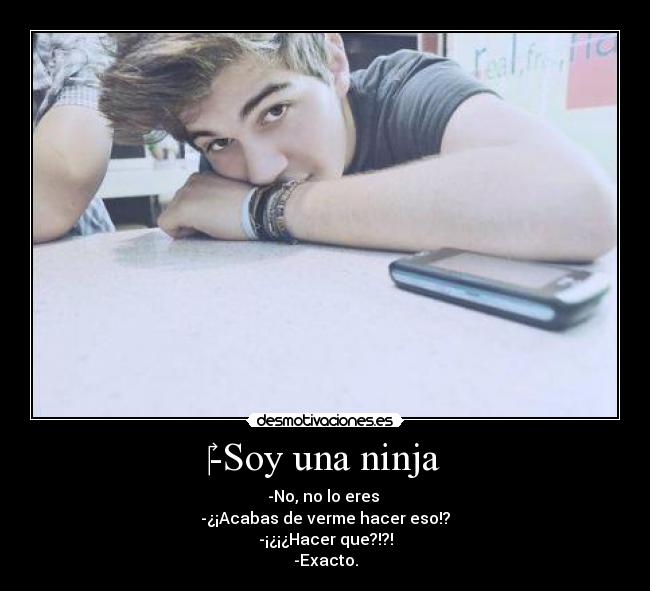 carteles ninja desmotivaciones