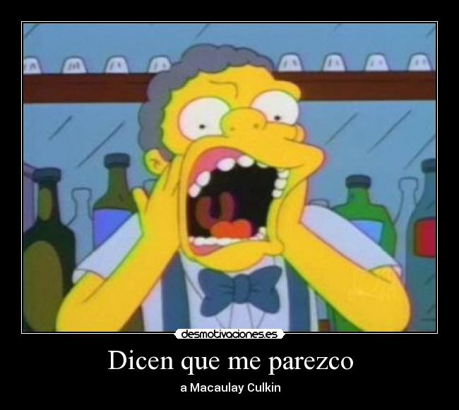 carteles moe los simpson macaulay culkin desmotivaciones