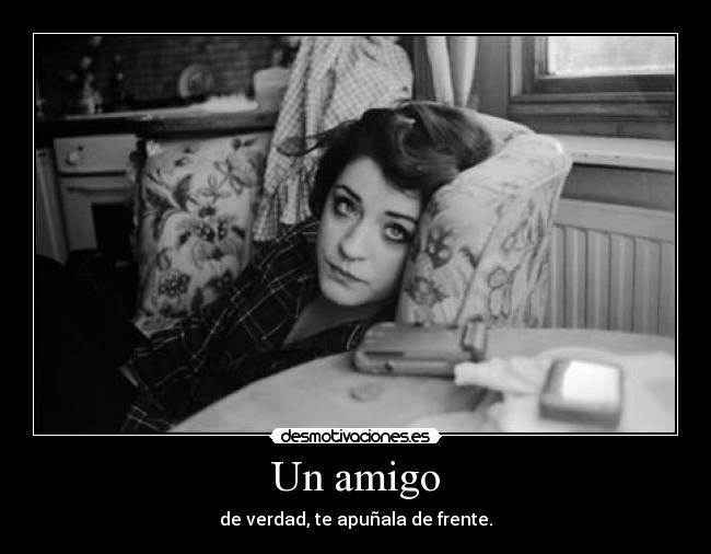 Un amigo -