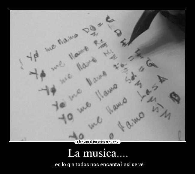 carteles musica musica kiere desmotivaciones