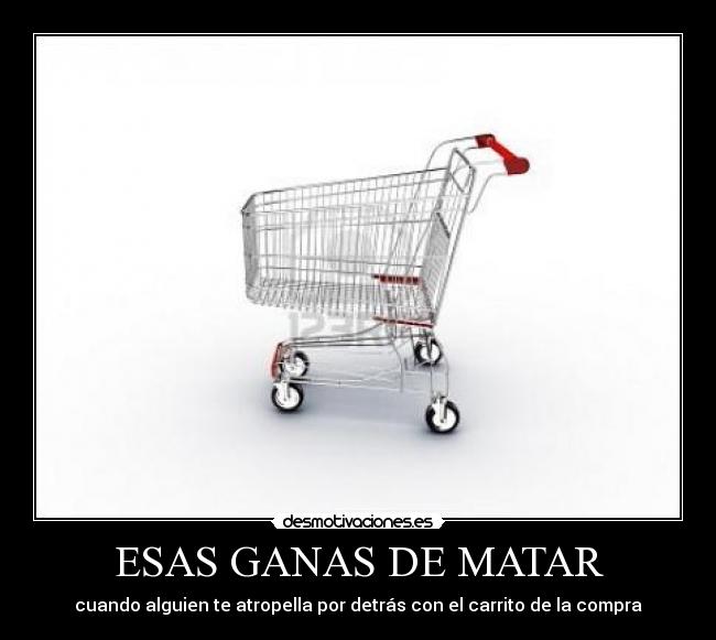 carteles carrito compra desmotivaciones