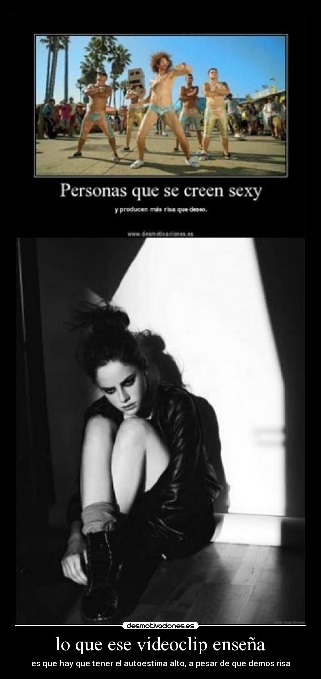 lo que ese videoclip enseña -