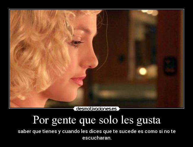 Por gente que solo les gusta - 