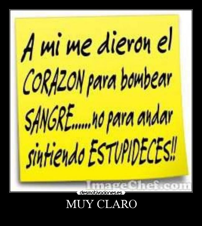 MUY CLARO - 