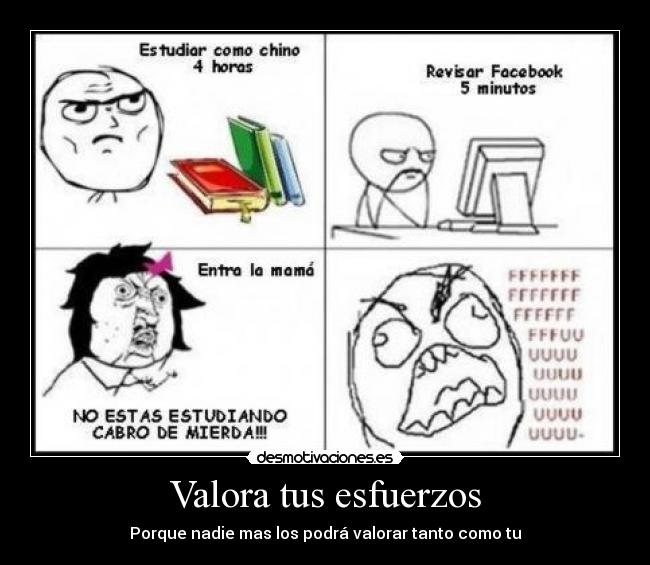 Valora tus esfuerzos - Porque nadie mas los podrá valorar tanto como tu