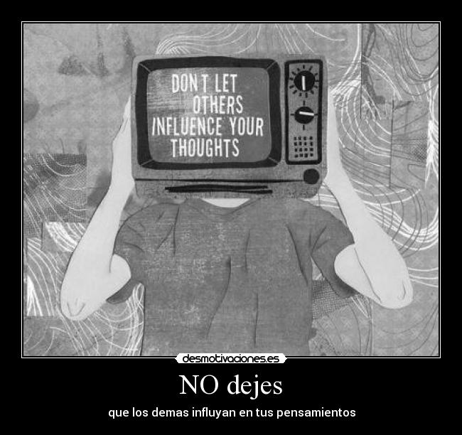 NO dejes -