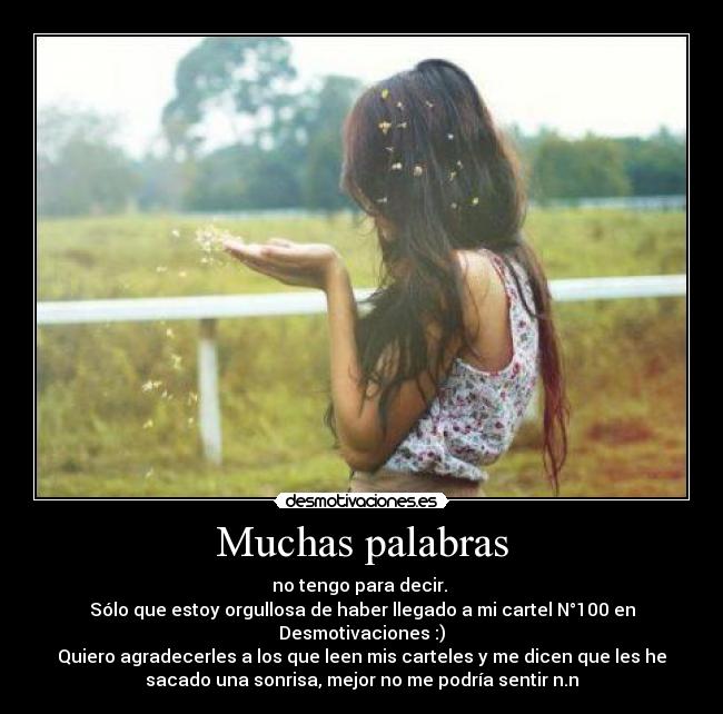 Muchas palabras - 