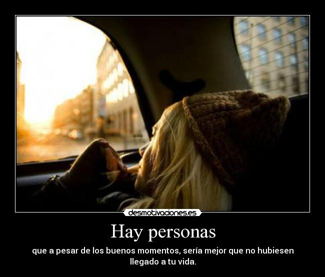 Hay personas -