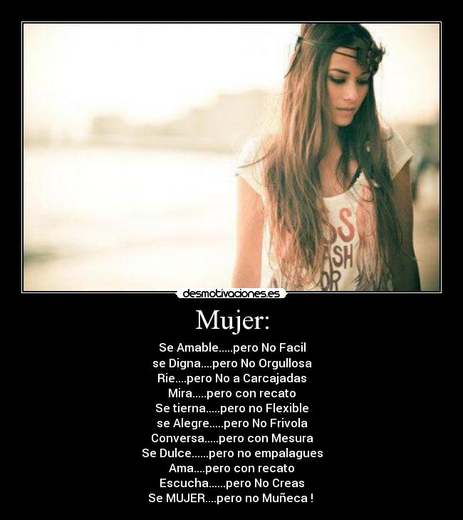 Mujer: -