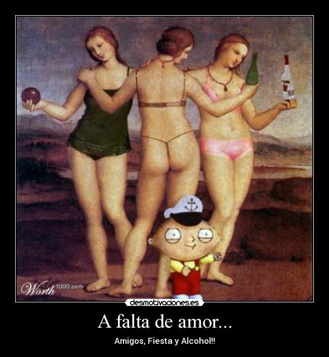 A falta de amor... -