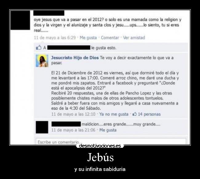 Jebús - y su infinita sabiduria