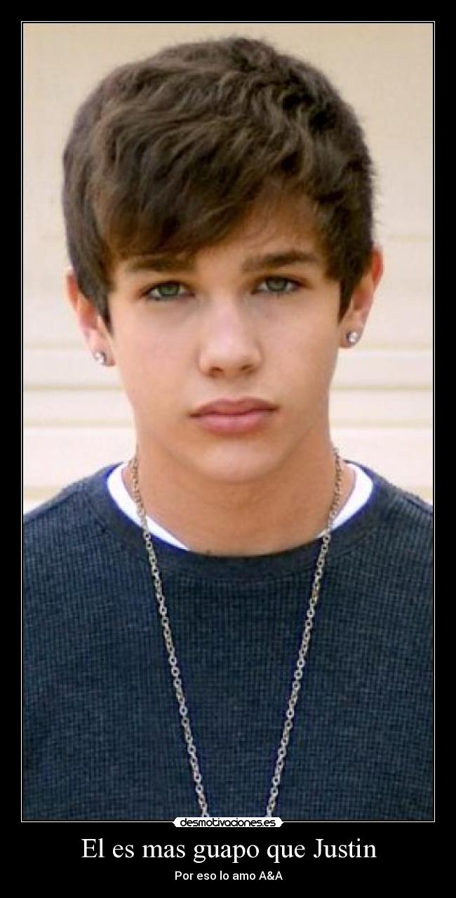 El es mas guapo que Justin -