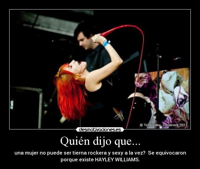 Quién dijo que... -