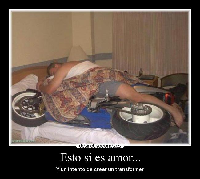 Esto si es amor... - Y un intento de crear un transformer
