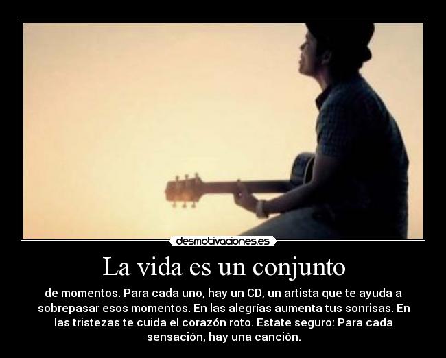 La vida es un conjunto -