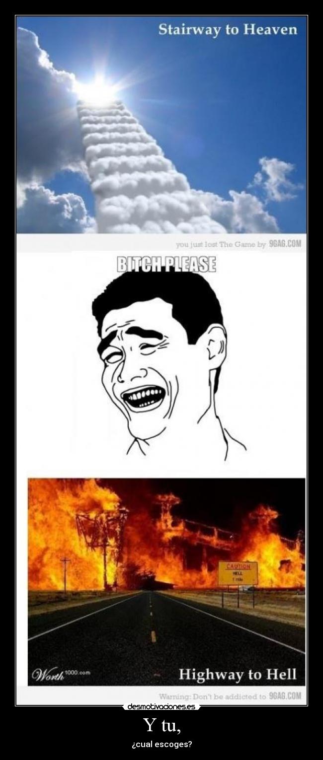 Y tu, - ¿cual escoges?