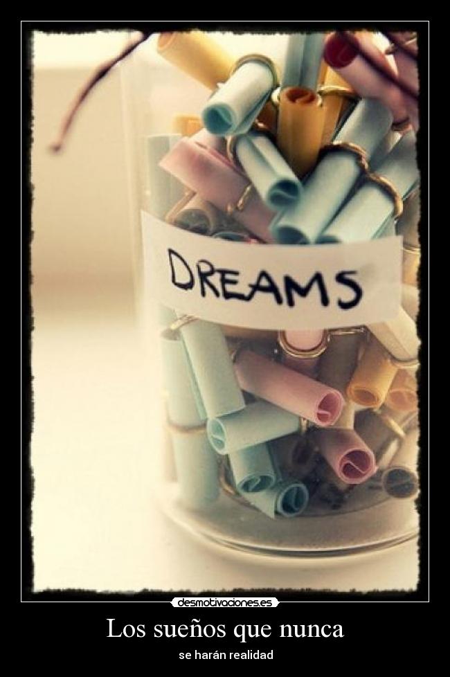 Los sueños que nunca - 