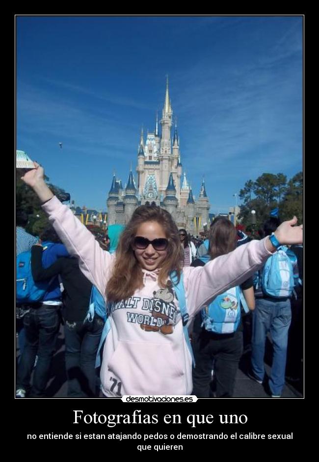 Fotografias en que uno -