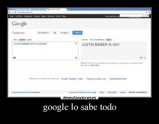 google lo sabe todo -