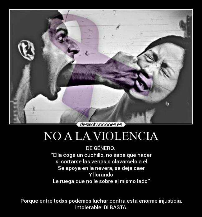 NO A LA VIOLENCIA -