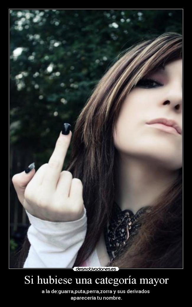 Si hubiese una categoría mayor -