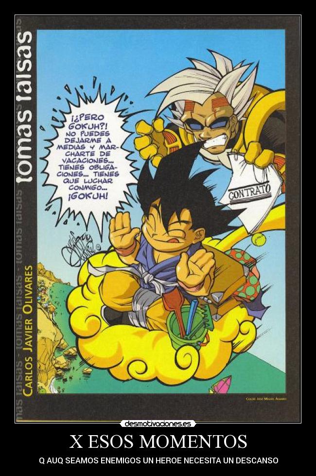 carteles goku desmotivaciones