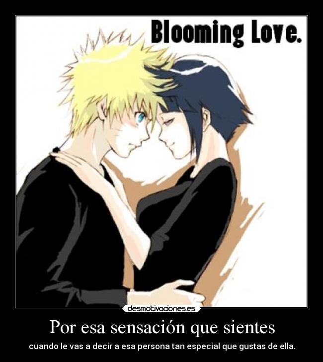 Por esa sensación que sientes -