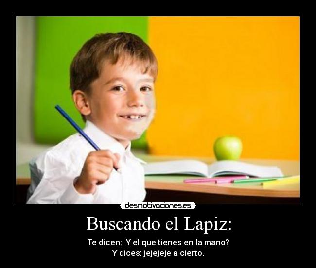 Buscando el Lapiz: - 