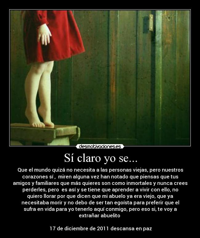 carteles abuelito extranaremos desmotivaciones