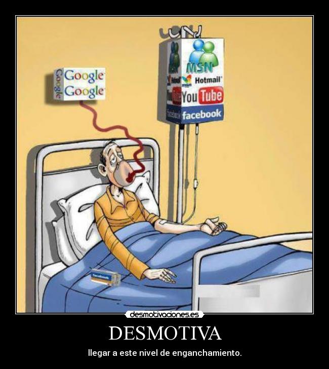 carteles viciados internet desmotivaciones