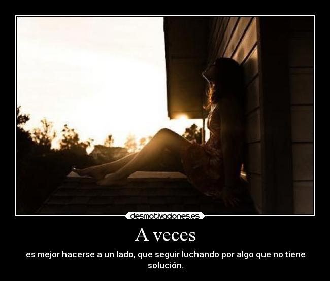 A veces -