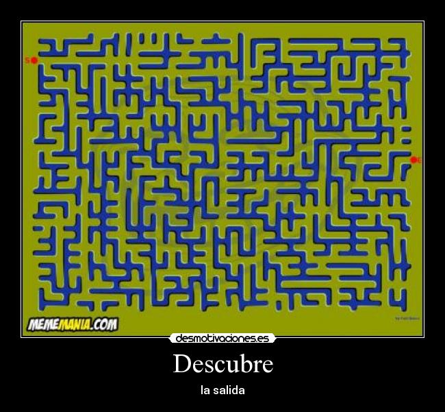 Descubre - la salida