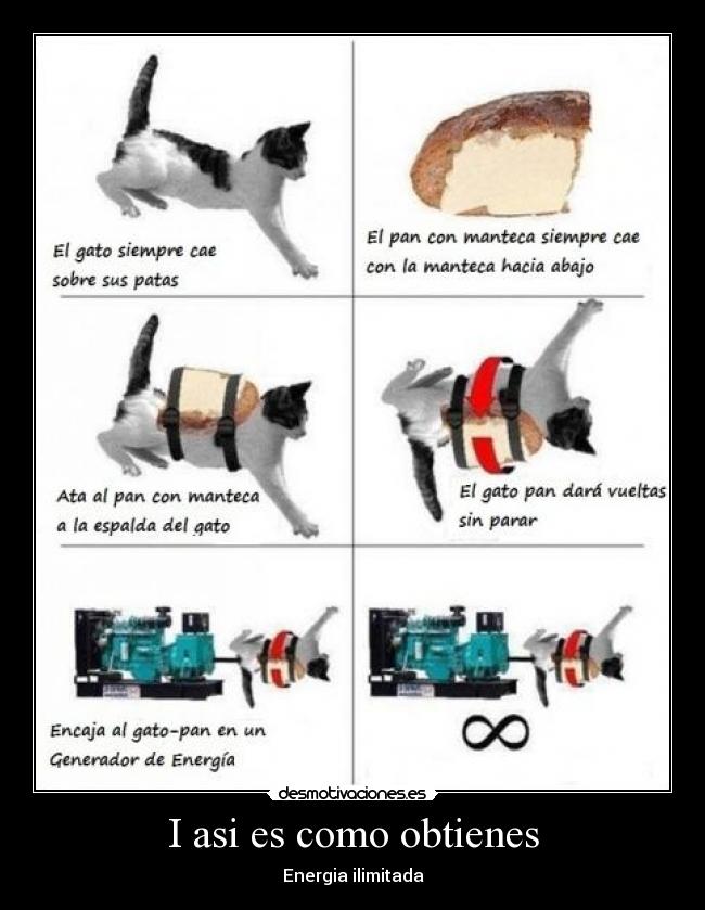 I asi es como obtienes - Energia ilimitada